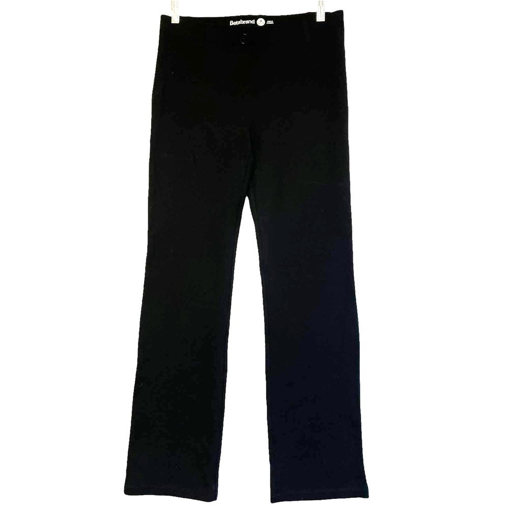 Betabrand Dress Yoga Pants in Black Size M Petite,